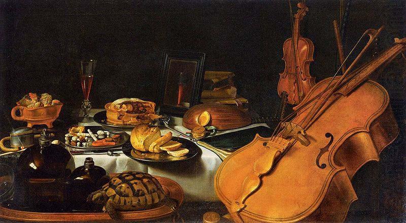 unknow artist Still-Life with Musical Instruments china oil painting image